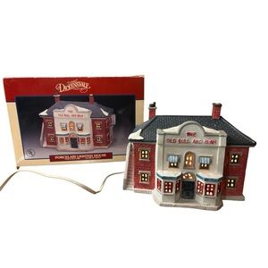 The Old Bull and Bush Lighted House Pub – Vintage Ceramic Village Building